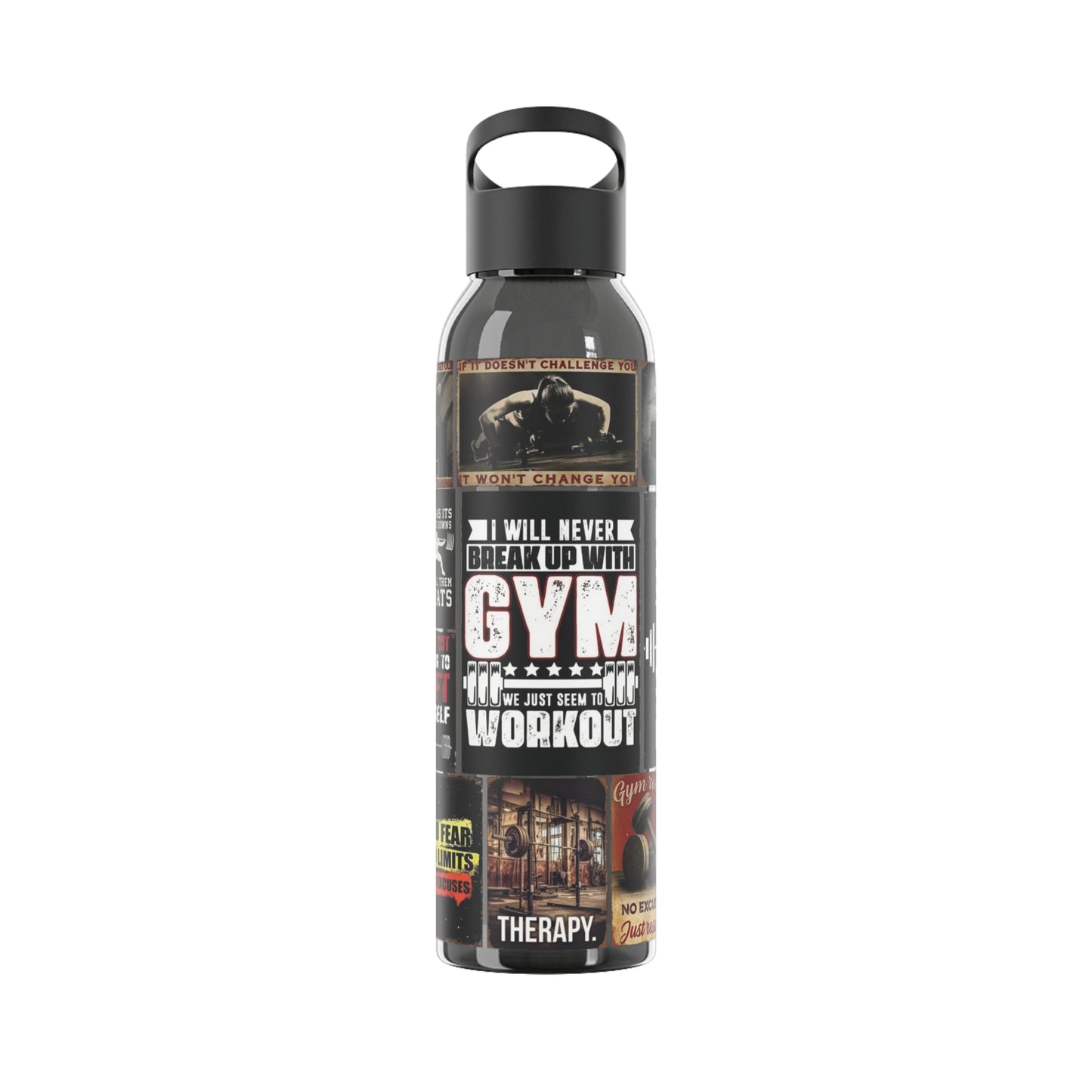 Motivational Water Bottle for Gym Lovers, Fitness Hydration, Workout Reminder, Gym Accessories, Sports Drinkware