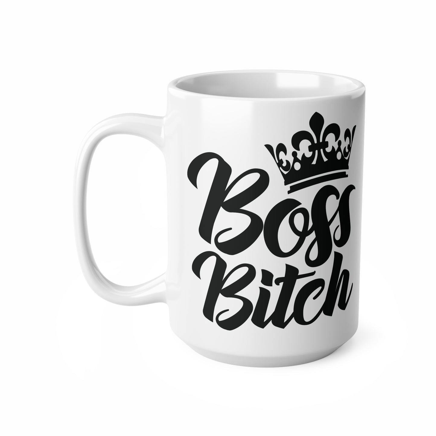 Boss Bitch Ceramic Coffee Cup – Motivational Mug for Boss Ladies, Best Gift for Entrepreneurs, Boss’s Day, Birthday