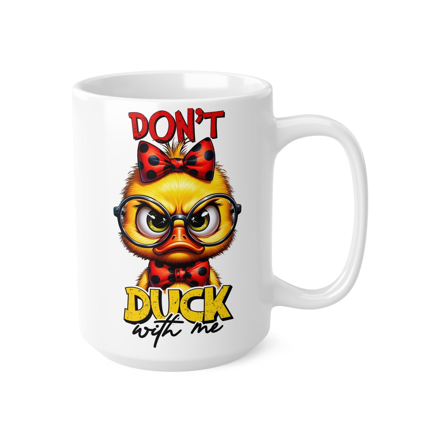 Funny Duck Ceramic Coffee Mug, Cute Animal Gifts, Quirky Kitchen Decor, Birthday, Gift for Coffee Lovers, Duck Themed Drinkware