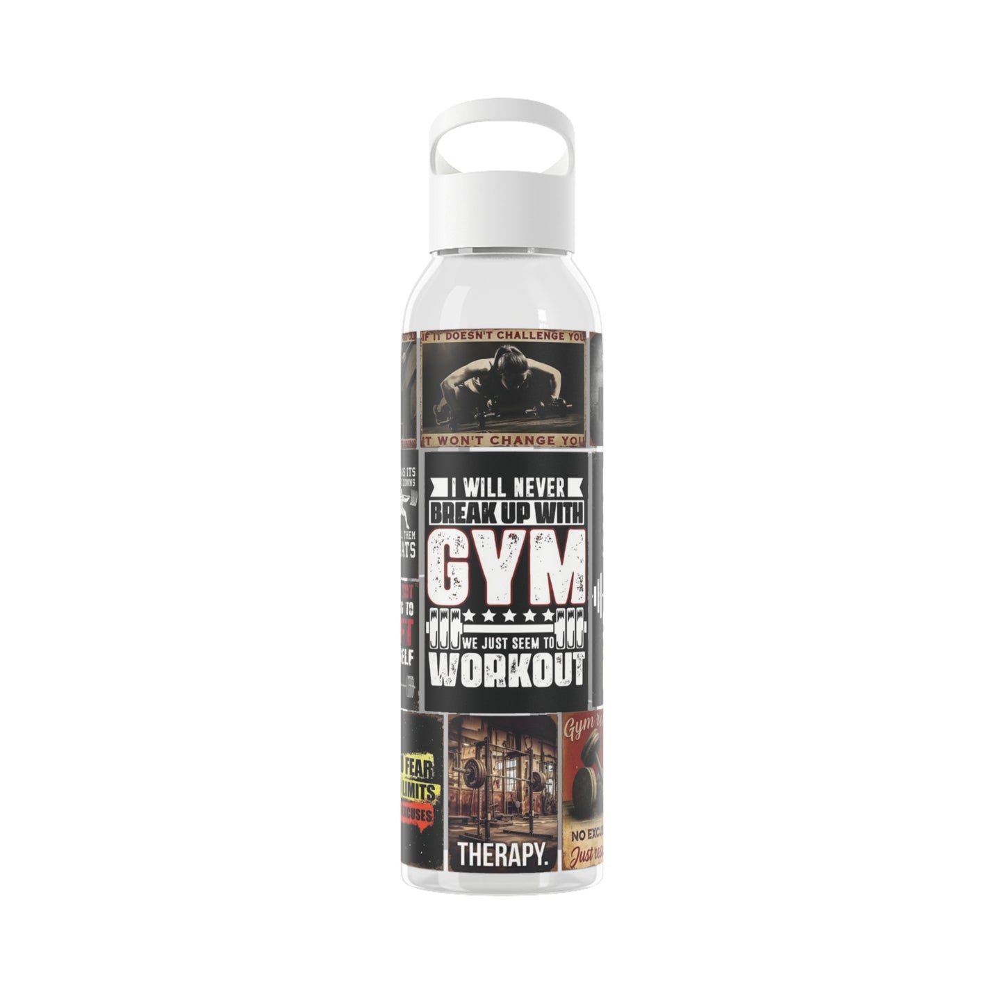 Motivational Water Bottle for Gym Lovers, Fitness Hydration, Workout Reminder, Gym Accessories, Sports Drinkware
