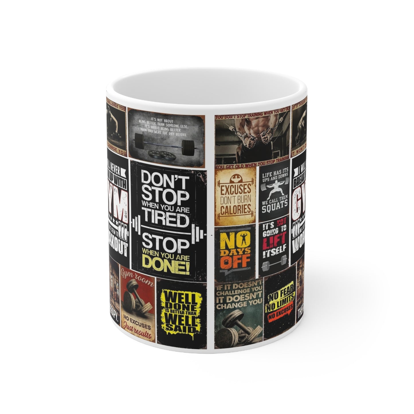 Motivational Gym Quote Cup