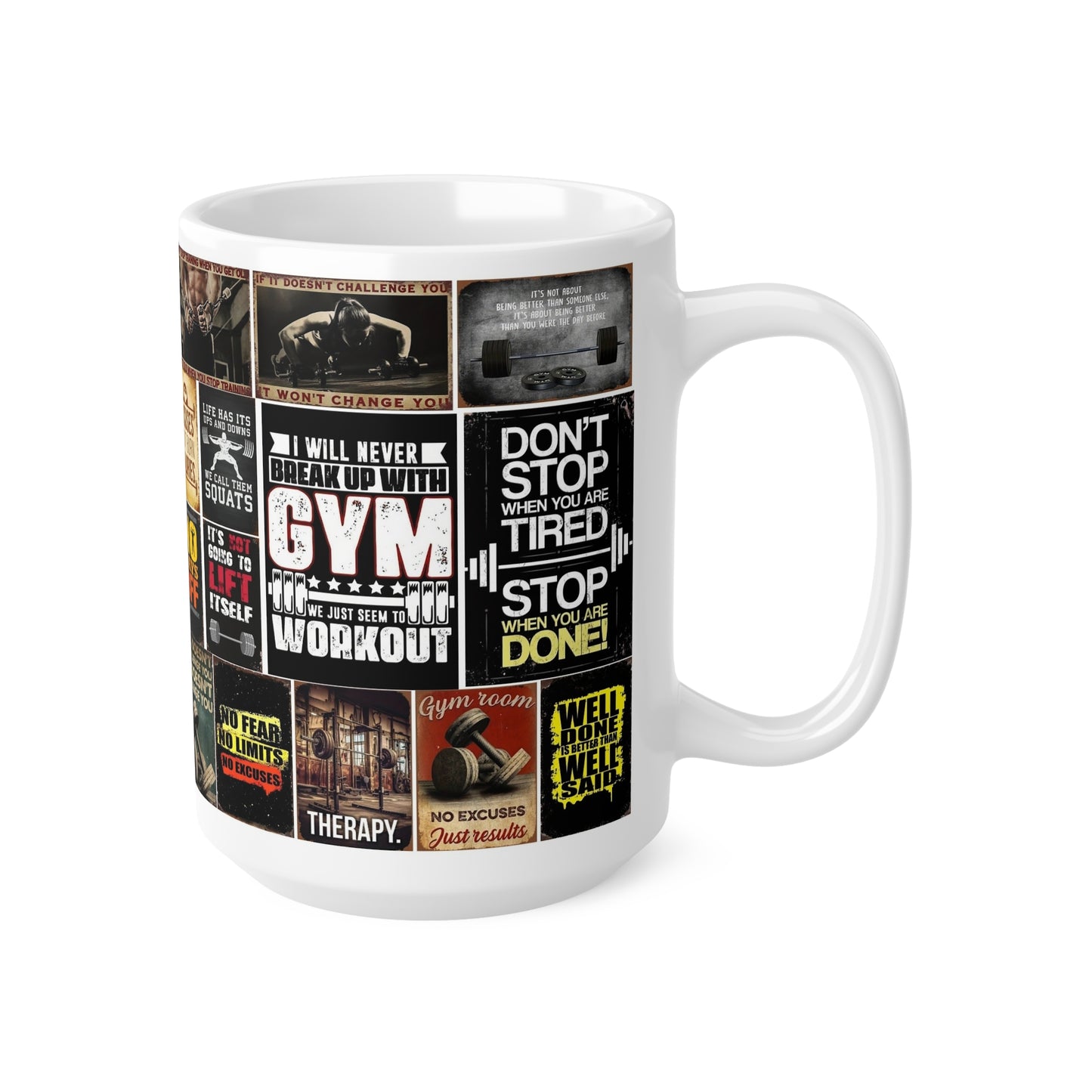 Motivational Gym Quote Cup
