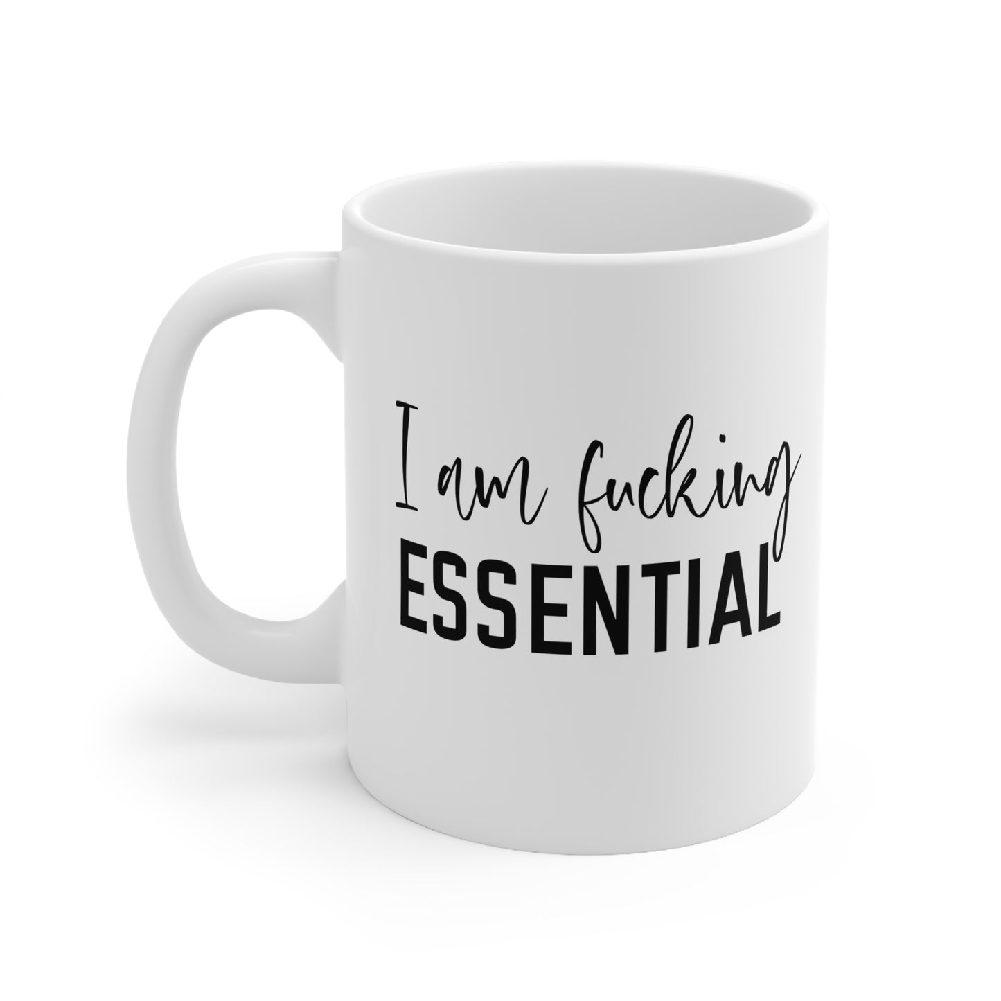 Essential Coffee Mug Set - Perfect Gift for Coffee Lovers, Humor Cups for Home, Office, Birthdays, Galentine's Day