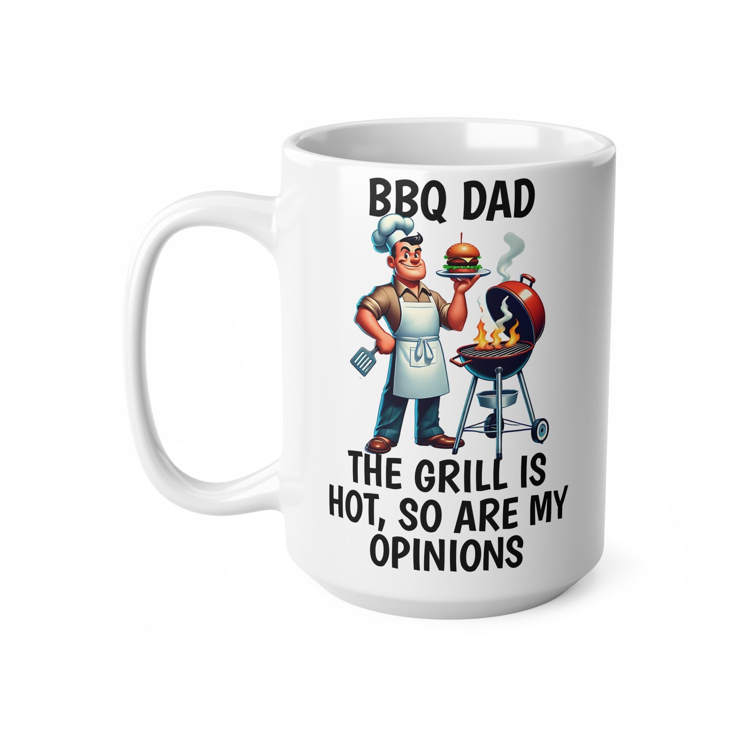 Funny BBQ Dad Coffee Mug - 11oz & 15oz - Perfect Gift for Grill Lovers