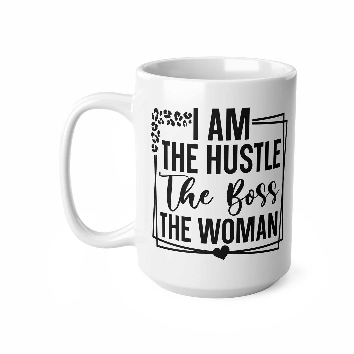 Empowering Ceramic Coffee Cups | Stylish Drinkware for Boss Women | Motivational Gifts | Office Mugs | Celebrate Hustle & Femininity