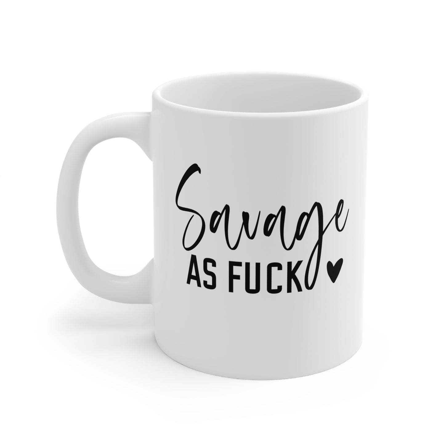 Savage Coffee Mug with Attitude - Perfect for Gifting, Daily Use, or Celebrations, 11oz, 15oz, Fierce Beverage Cup, Funny Coffee Cups, [...]