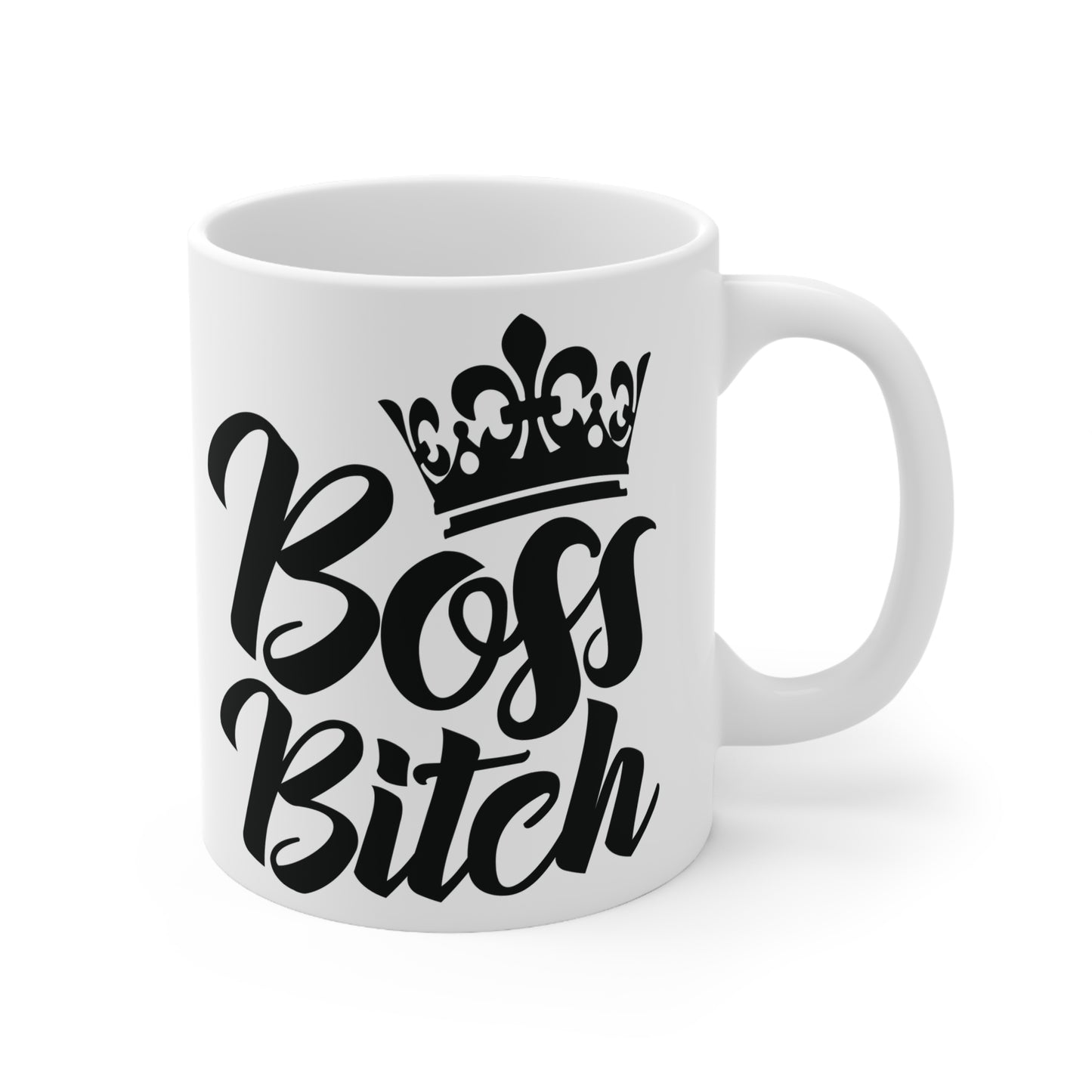 Boss Bitch Ceramic Coffee Cup – Motivational Mug for Boss Ladies, Best Gift for Entrepreneurs, Boss’s Day, Birthday