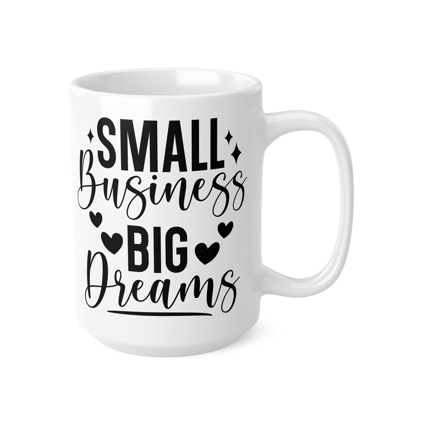 Coffee Mug with Inspirational Quote, Small Business Big Dreams, Entrepreneur Gift, Office Decor, Coffee Lover Gift