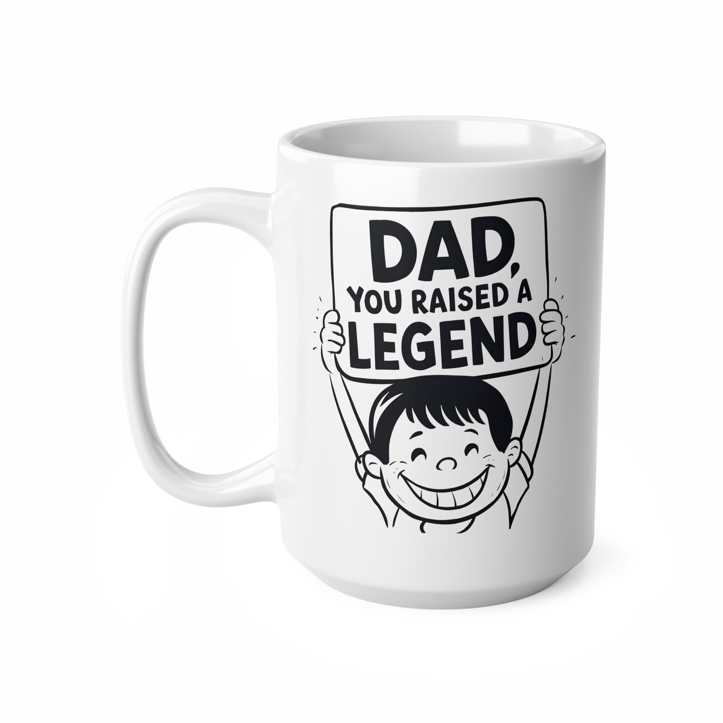 Dad Hero Coffee Mug - 11oz & 15oz - Perfect Gift for Father's Day