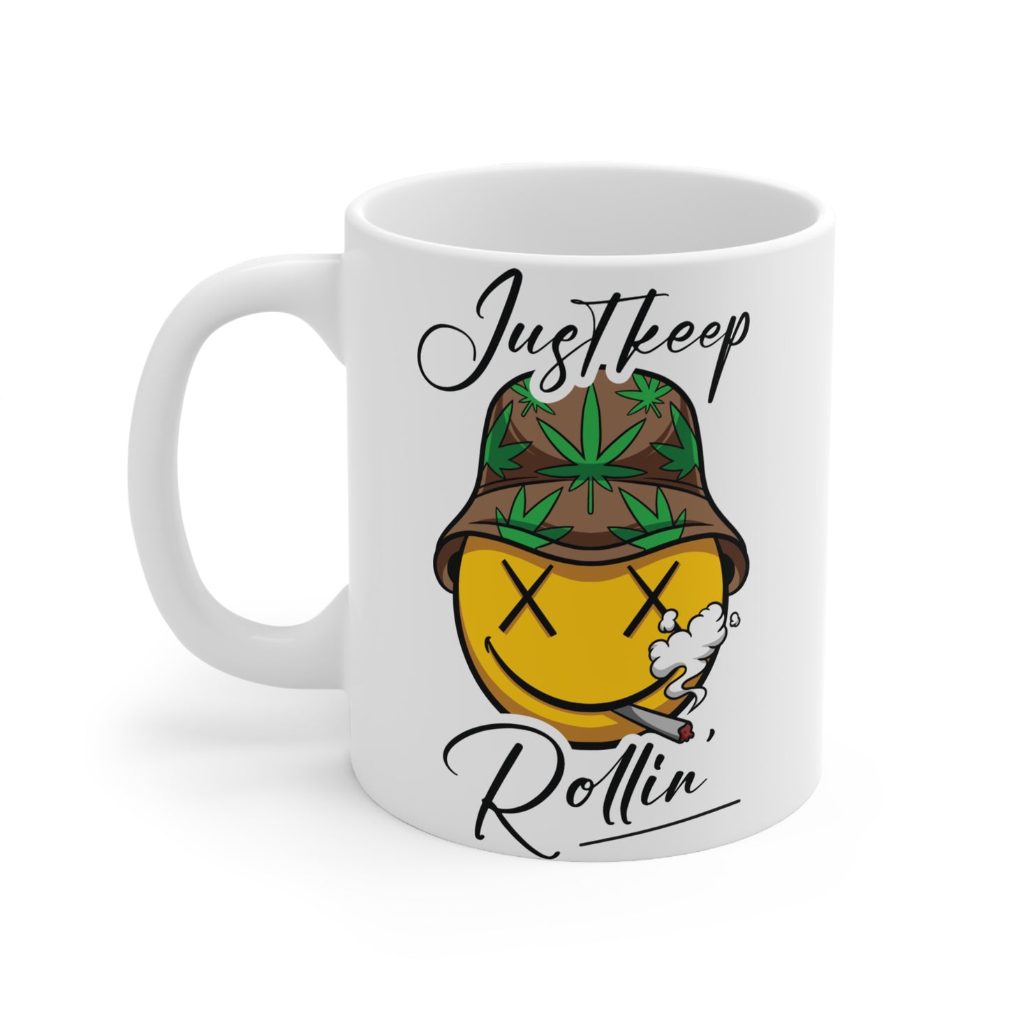 Just Keep Rollin' Ceramic Coffee Mug - 11oz & 15oz