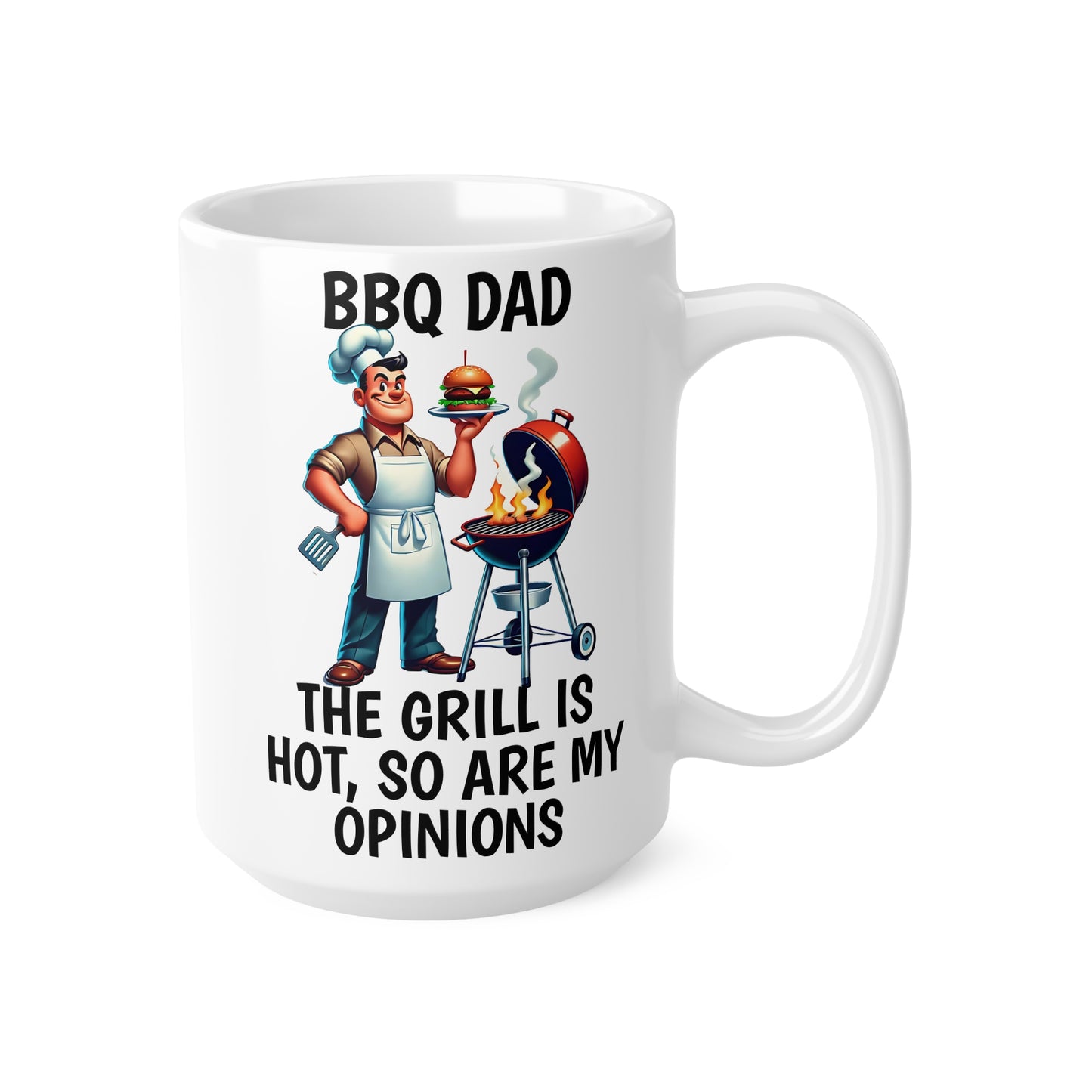 Funny BBQ Dad Coffee Mug - 11oz & 15oz - Perfect Gift for Grill Lovers