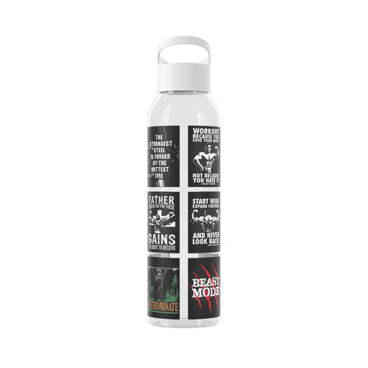 Gym Motivational Water Bottle, Stay Hydrated, Fitness Gift, Workout Gear, Bodybuilding Accessory, Inspirational Gift