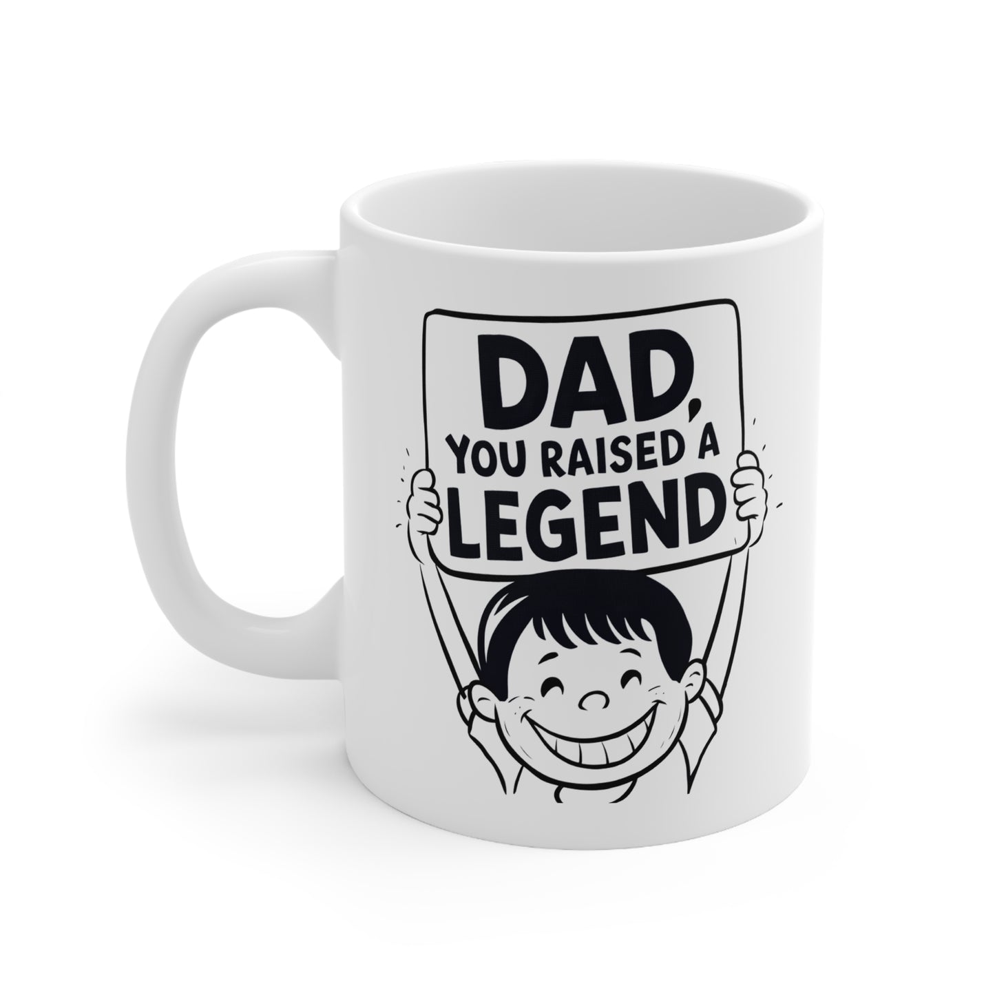 Dad Hero Coffee Mug - 11oz & 15oz - Perfect Gift for Father's Day