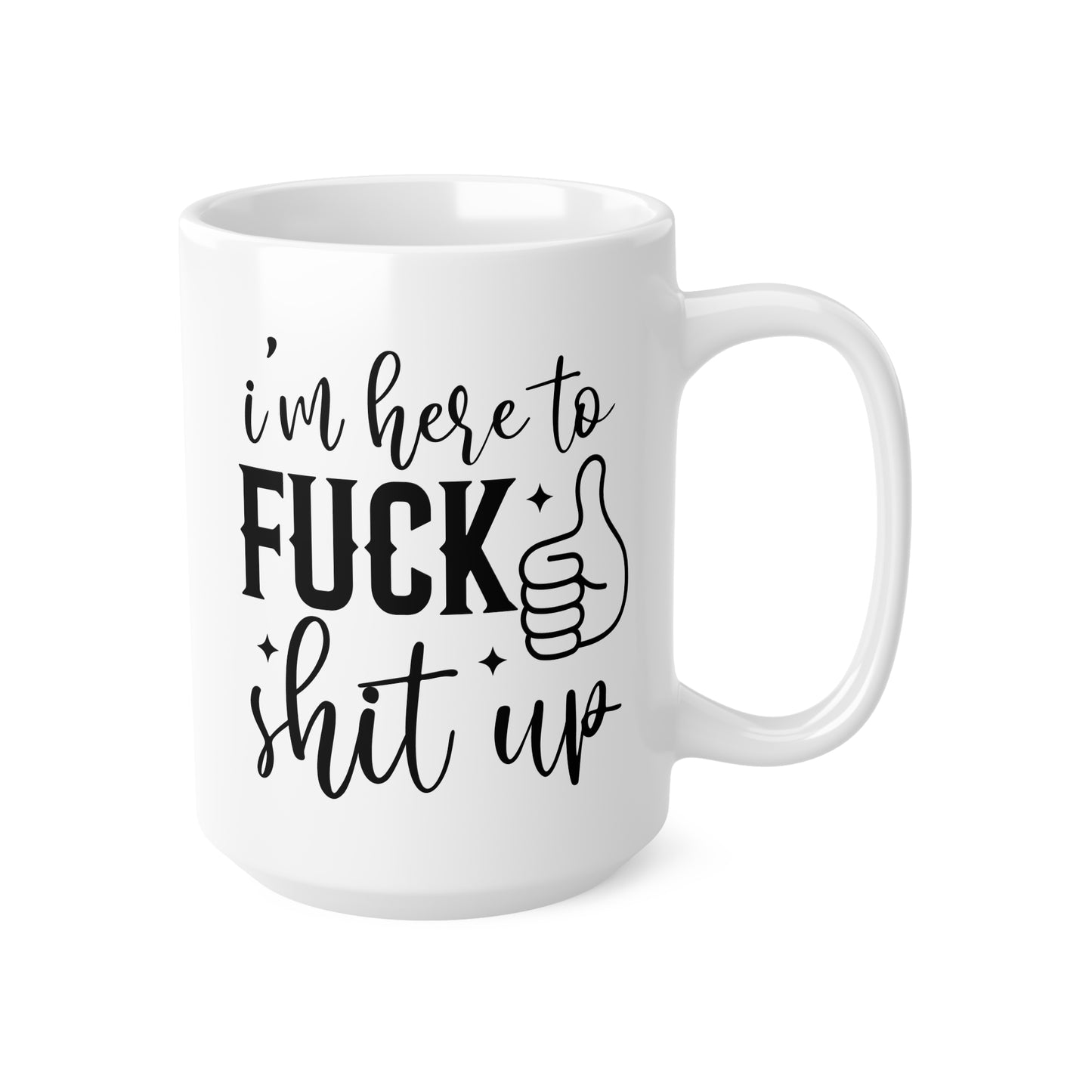 Funny Ceramic Coffee Cups for Sarcastic Humor Lovers, Gift for Birthday, Office, Coffee Lovers, 11oz or 15oz