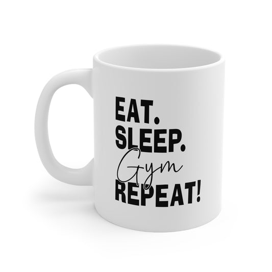 Motivational Gym Coffee Mug - Perfect for Fitness Lovers, Inspirational Gift, Workout Drinkware, Home Office Decor