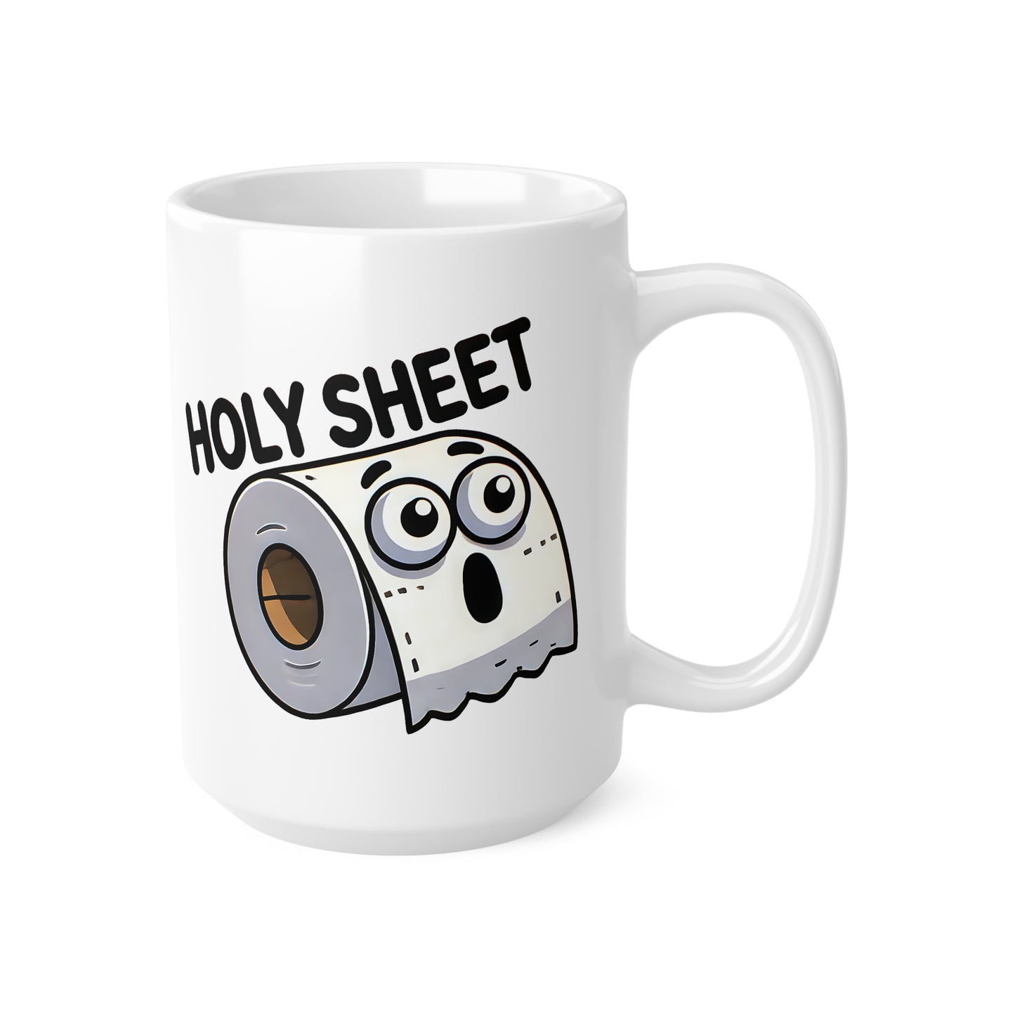 Funny Ceramic Coffee Mug with Cartoon Design, Gift for Coffee Lovers, Humor for Home and Office, 11oz 15oz Variation