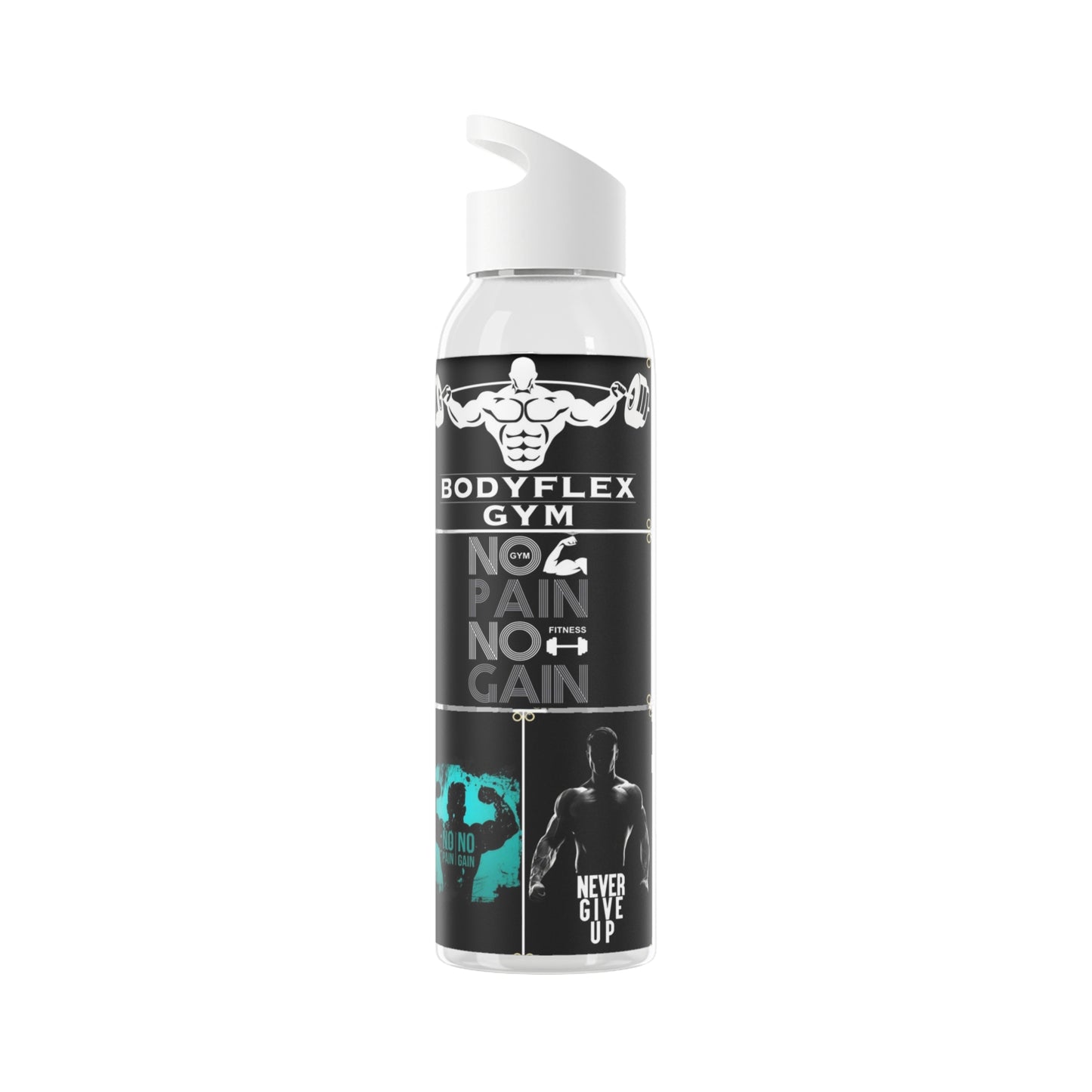 Motivational Water Bottle for Fitness Enthusiasts | Gym Gift, Workout Accessory, Hydration Bottle, Athleisure Must-Have, Inspirational [...]