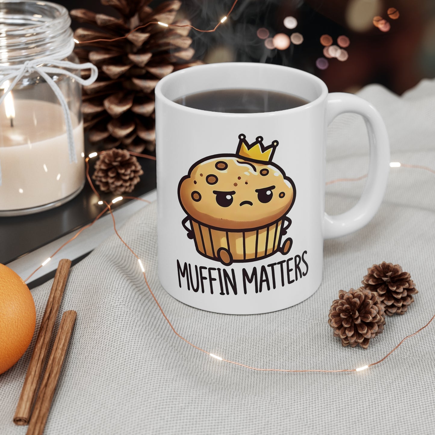 Cute Muffin Coffee Cups, Fun Ceramic Mugs for Bakery Lovers, Gift for Foodies, Morning Coffee, Kitchen Decor