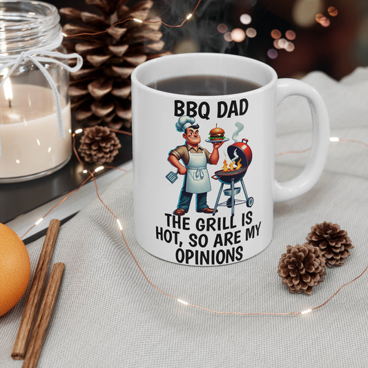 Funny BBQ Dad Coffee Mug - 11oz & 15oz - Perfect Gift for Grill Lovers