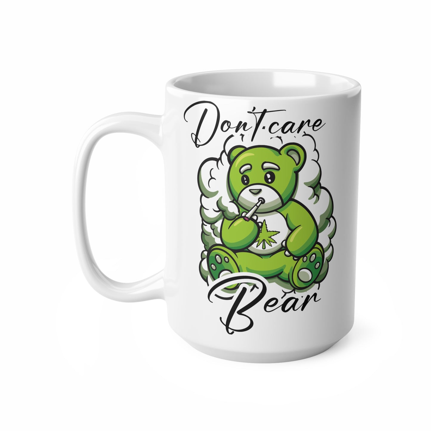 Funny Don’t Care Bear Ceramic Coffee Cups - 11oz & 15oz