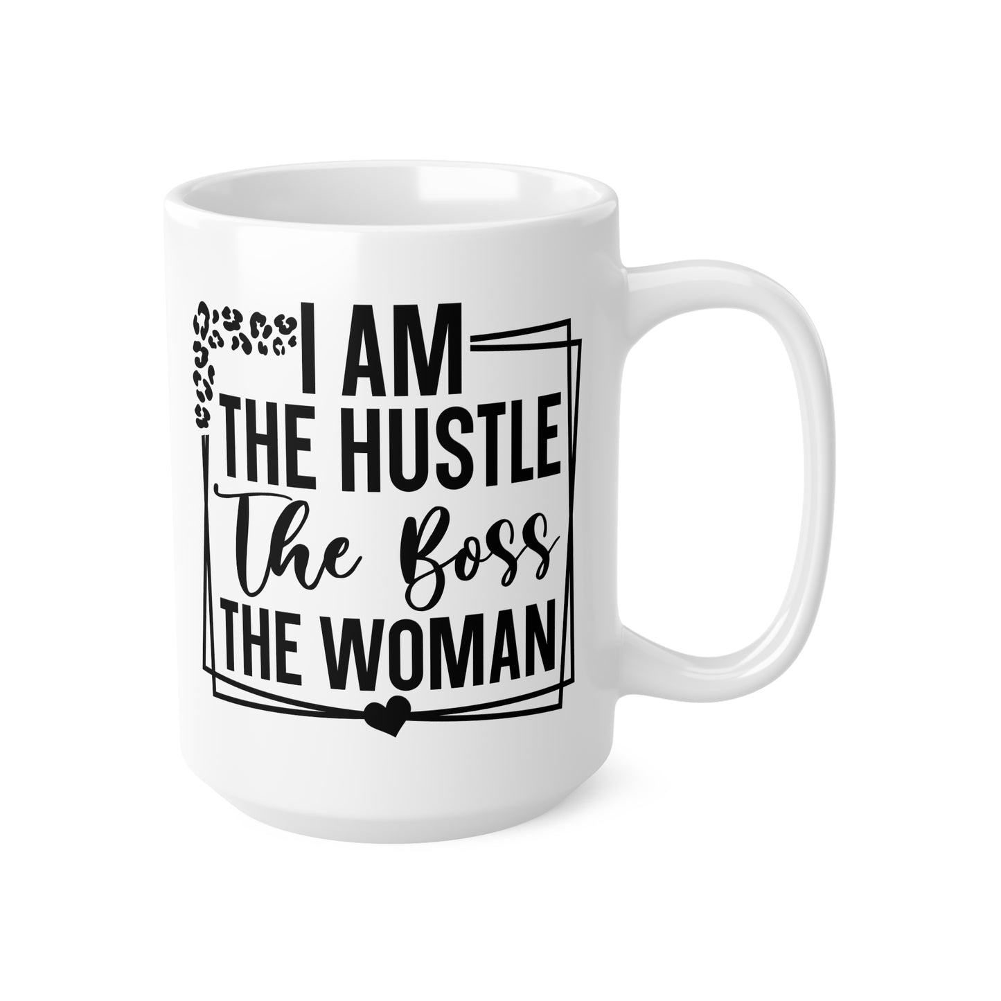 Empowering Ceramic Coffee Cups | Stylish Drinkware for Boss Women | Motivational Gifts | Office Mugs | Celebrate Hustle & Femininity