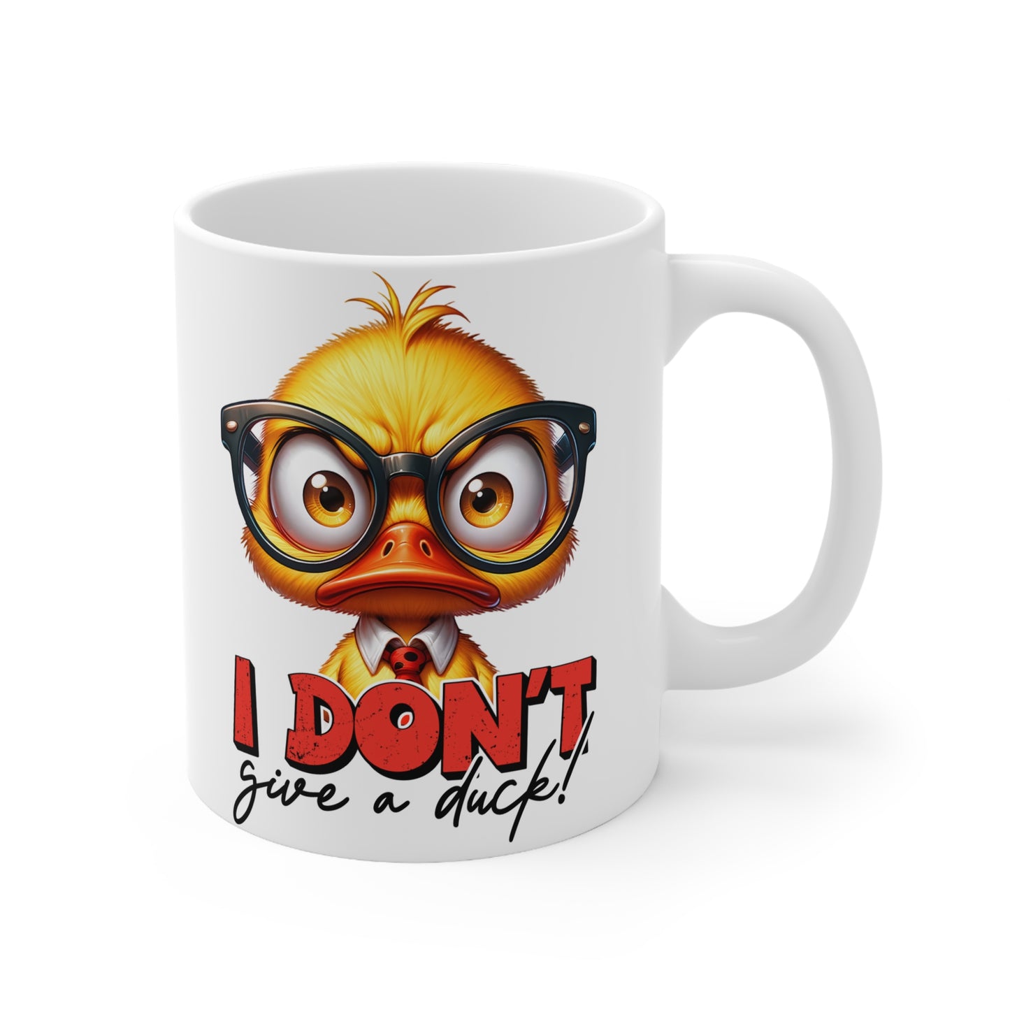 Funny Duck Ceramic Coffee Cup - 11oz & 15oz - Perfect Gift for Quirky Coffee Lovers