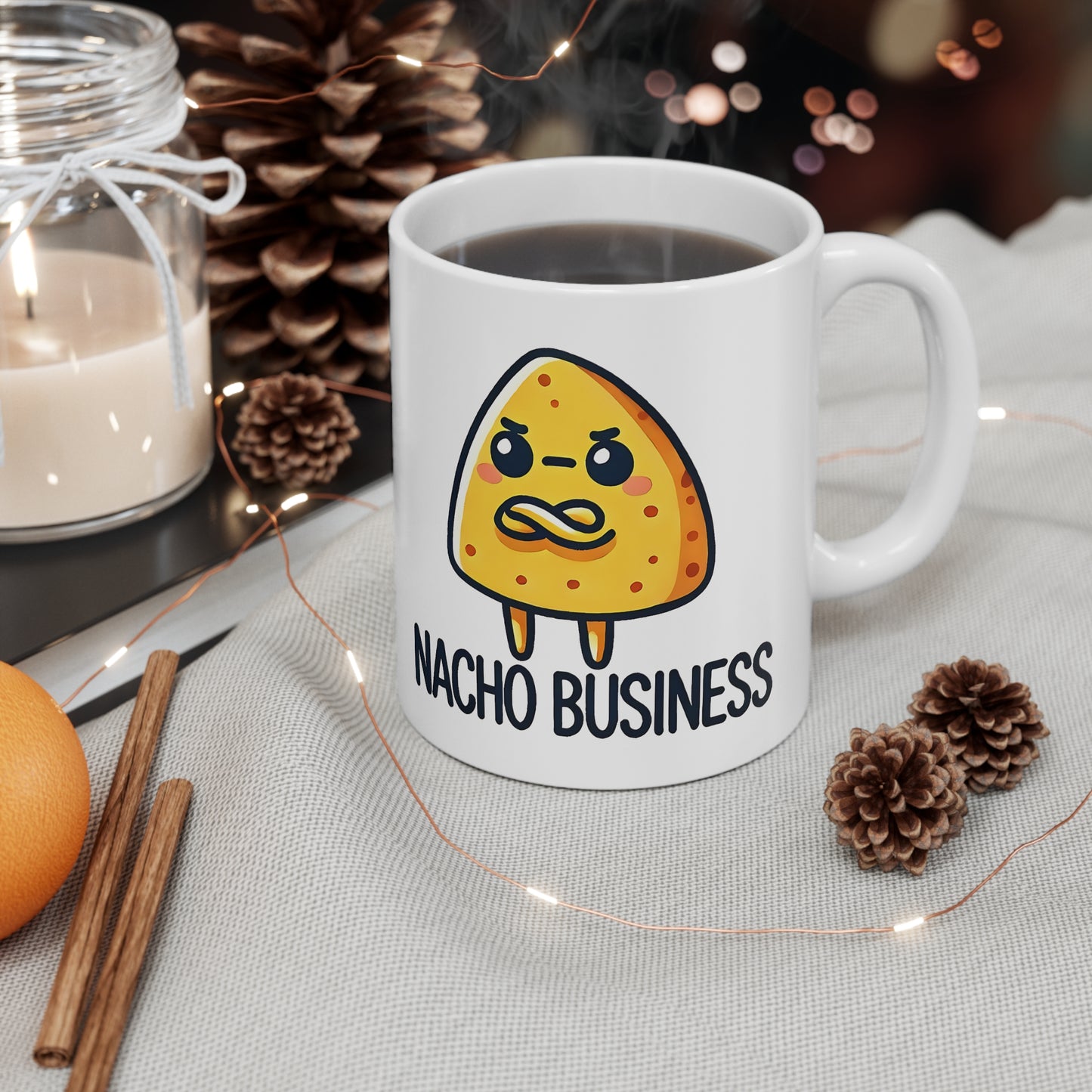 Funny Nacho Business Coffee Cup