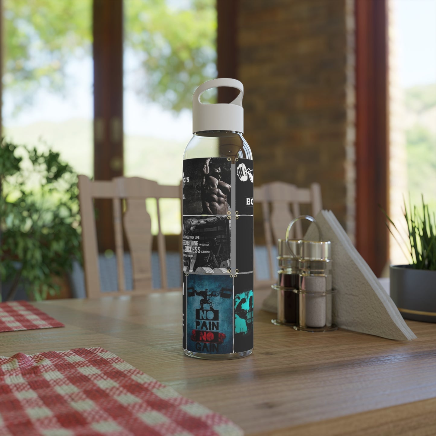 Motivational Water Bottle for Fitness Enthusiasts | Gym Gift, Workout Accessory, Hydration Bottle, Athleisure Must-Have, Inspirational [...]