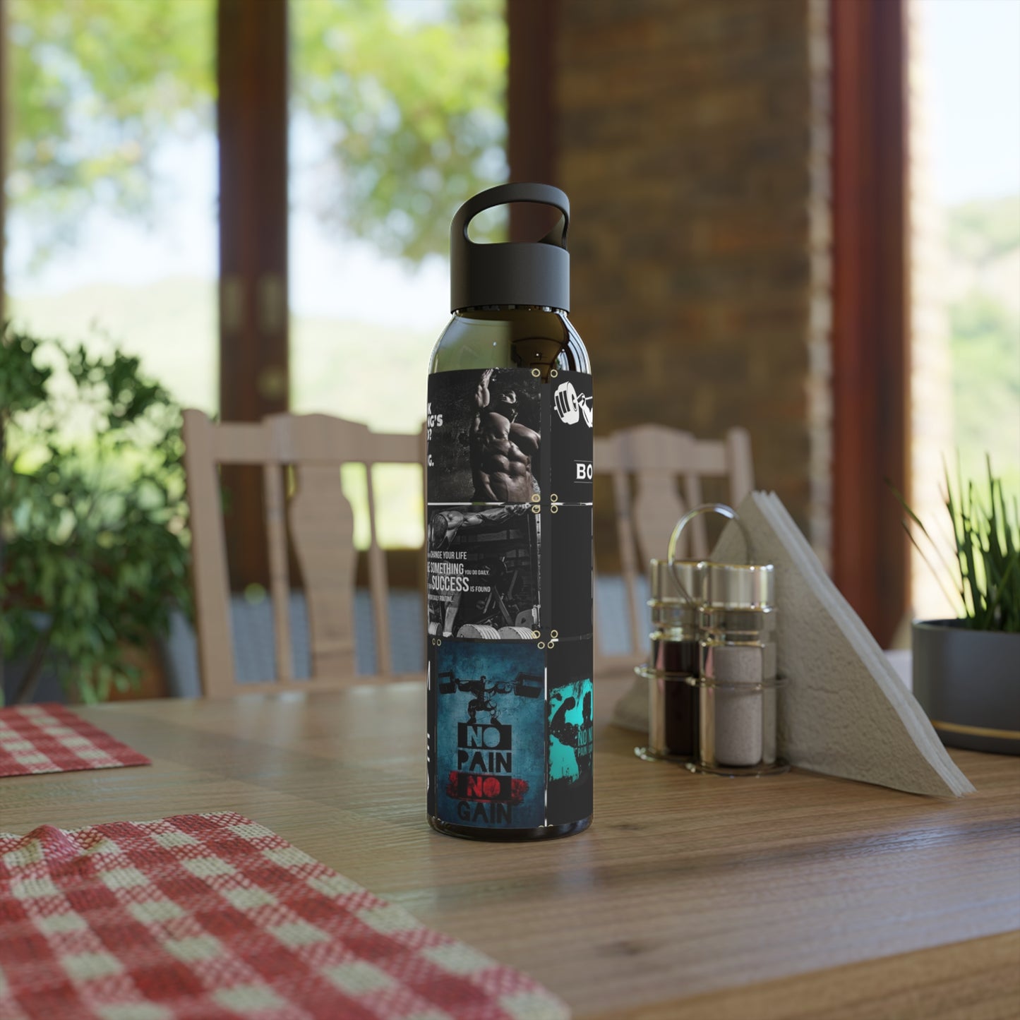 Motivational Water Bottle for Fitness Enthusiasts | Gym Gift, Workout Accessory, Hydration Bottle, Athleisure Must-Have, Inspirational [...]
