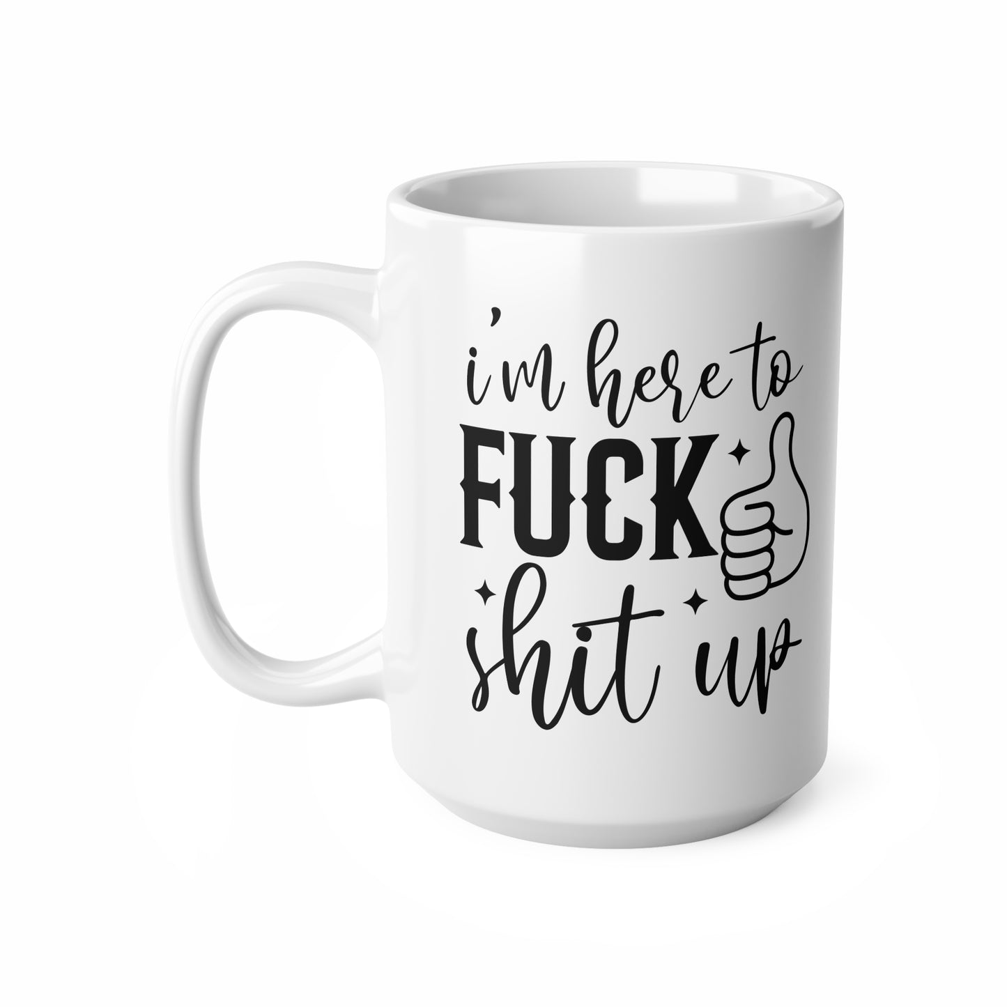 Funny Ceramic Coffee Cups for Sarcastic Humor Lovers, Gift for Birthday, Office, Coffee Lovers, 11oz or 15oz