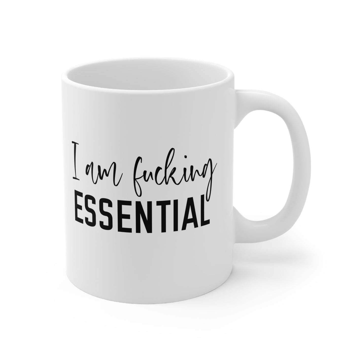 Essential Coffee Mug Set - Perfect Gift for Coffee Lovers, Humor Cups for Home, Office, Birthdays, Galentine's Day