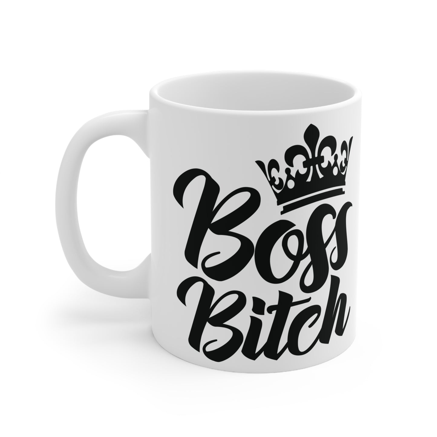 Boss Bitch Ceramic Coffee Cup – Motivational Mug for Boss Ladies, Best Gift for Entrepreneurs, Boss’s Day, Birthday