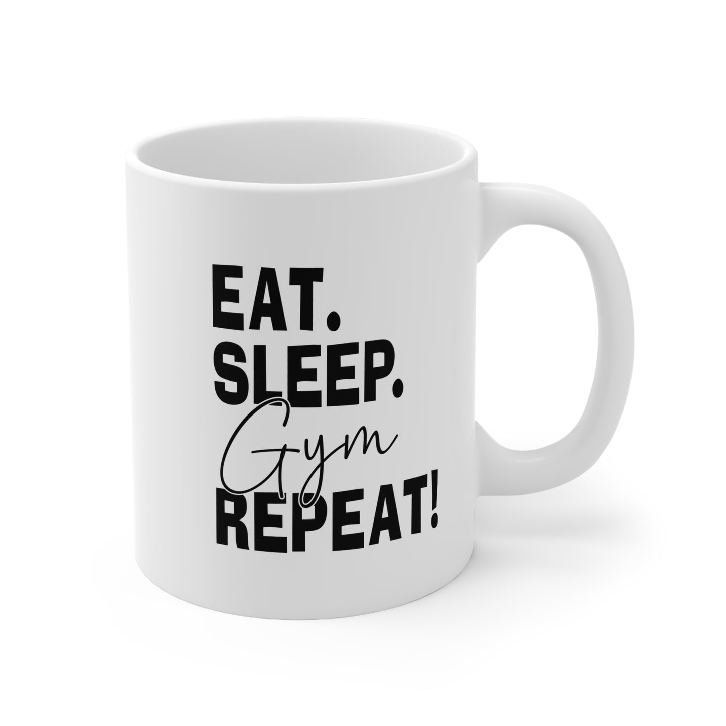 Motivational Gym Coffee Mug - Perfect for Fitness Lovers, Inspirational Gift, Workout Drinkware, Home Office Decor