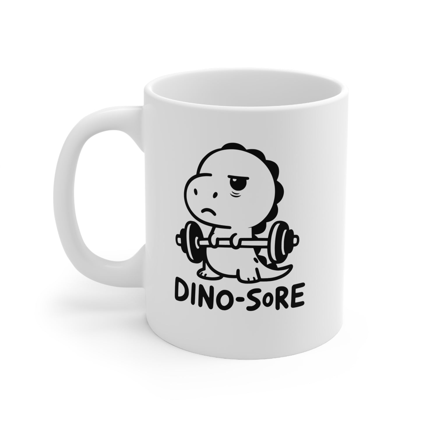 Funny Dinosaur Coffee Mug, Dino-Sore Ceramic Cup for Coffee Lovers, Gift for Gym Enthusiasts, Cute Drinkware for Home & Office, Quirky [...]