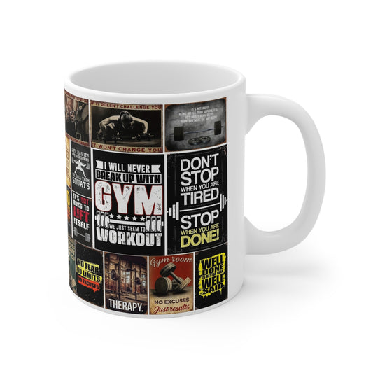 Motivational Gym Quote Cup